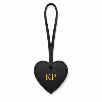 Personalised Bag Charm Black