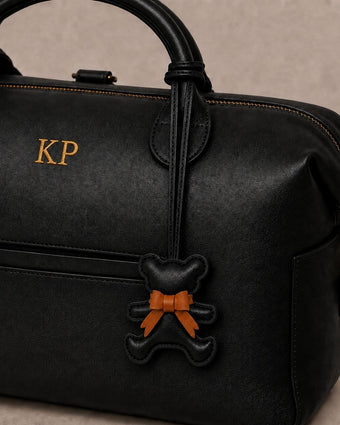 Bear Bag Charm Black