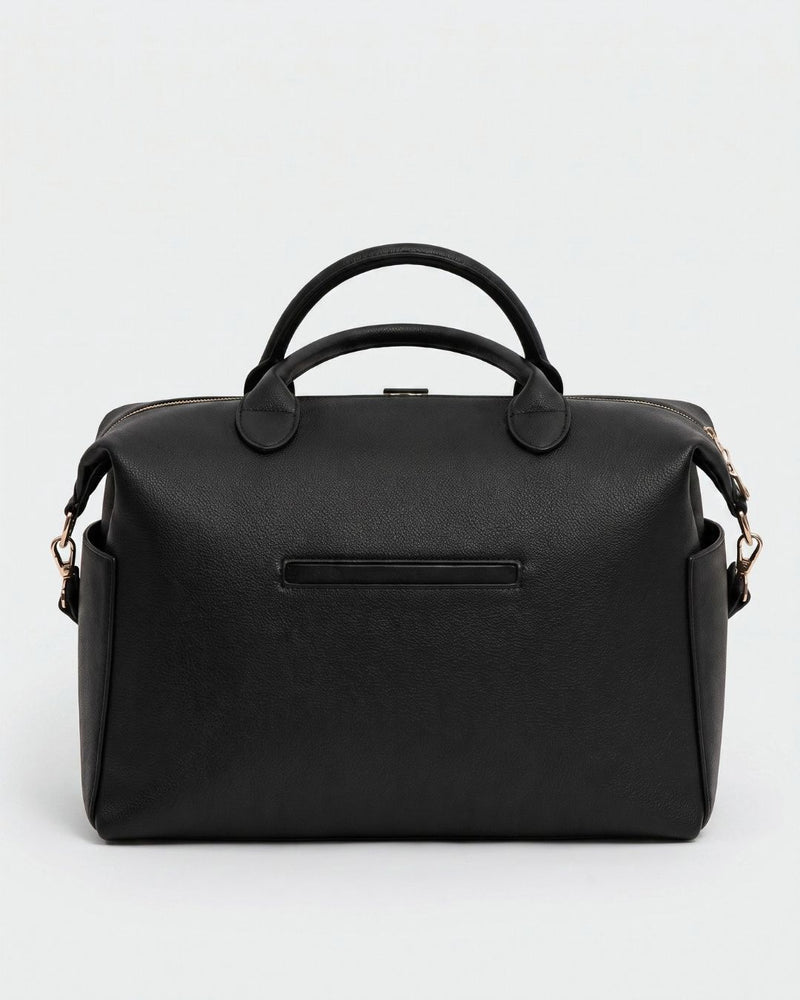 Lilly Carry Signature Mama Bag | Black + Gold
