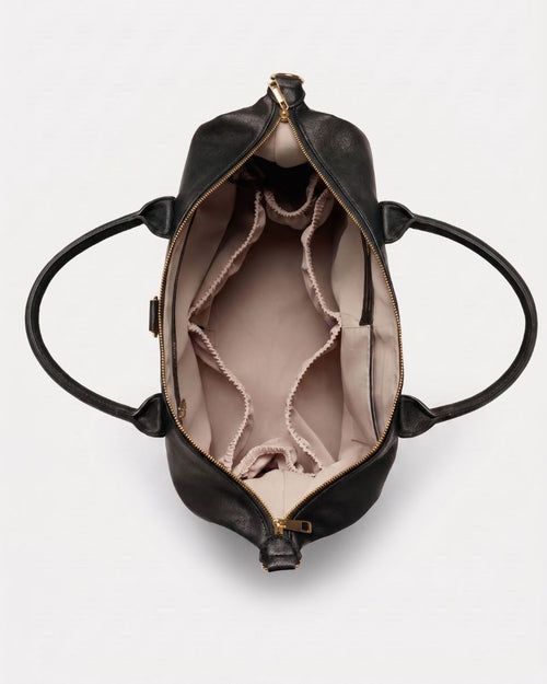 Lilly Carry Signature Mama Bag | Black + Gold