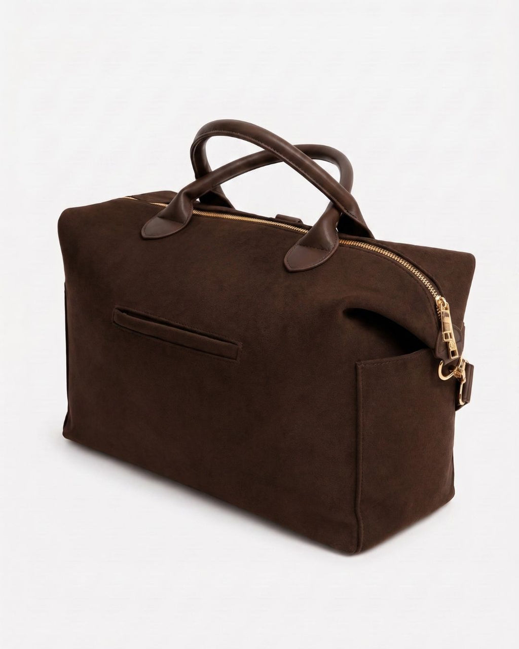 Lilly Carry Signature Mama Bag | Suede + Gold