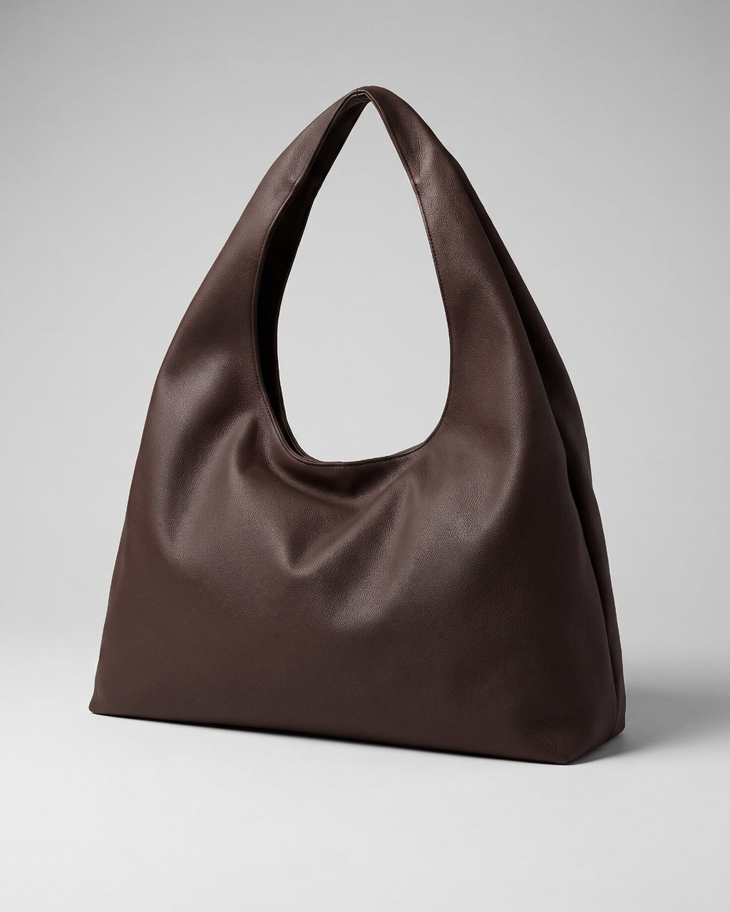 Personalised brown Elodie Shoulder Bag with initials