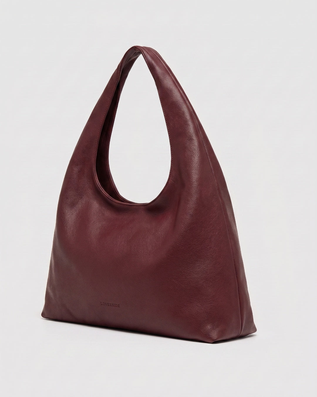 Elodie Shoulder Bag burgundy interior compartments
