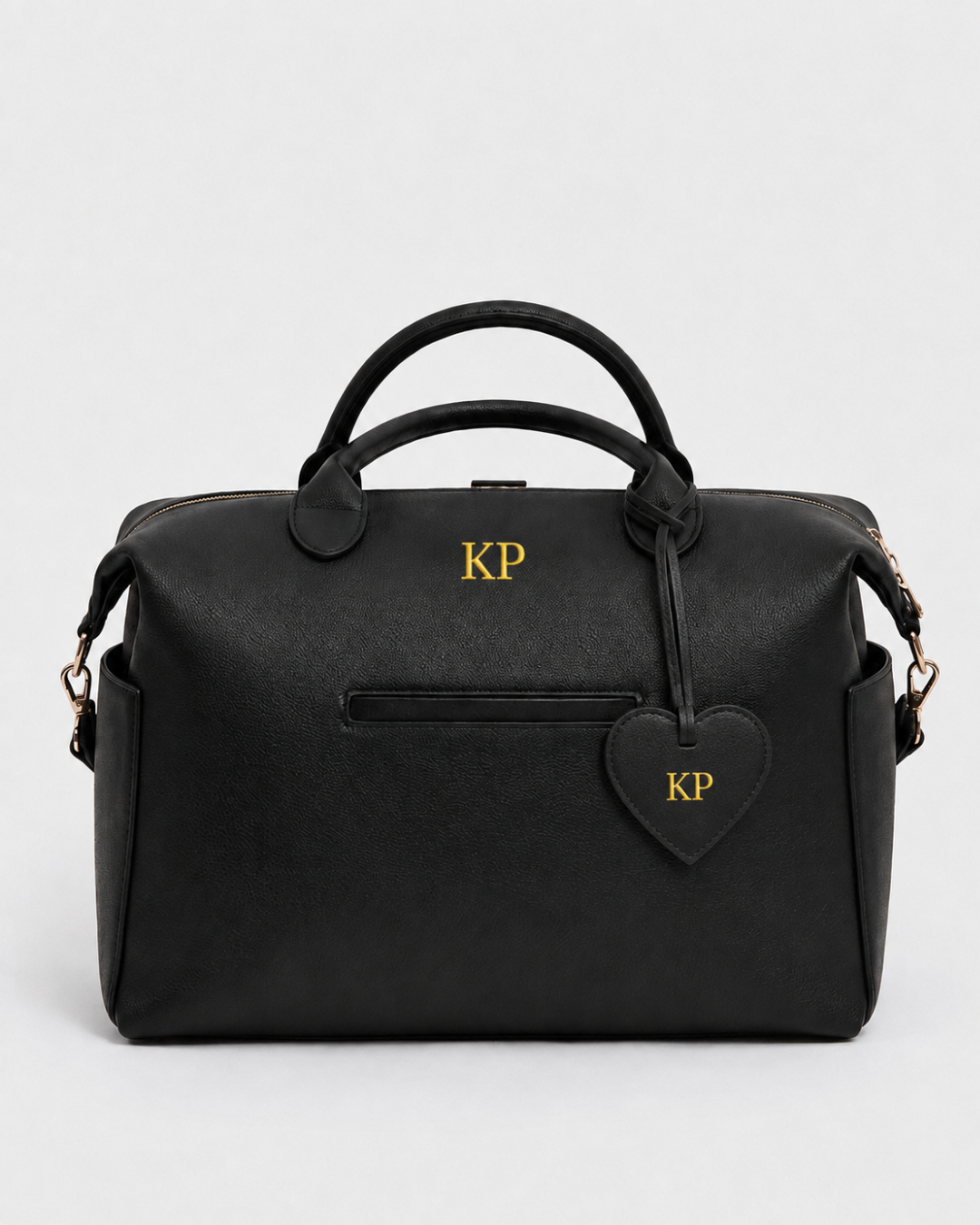 Personalised Bag Charm Black