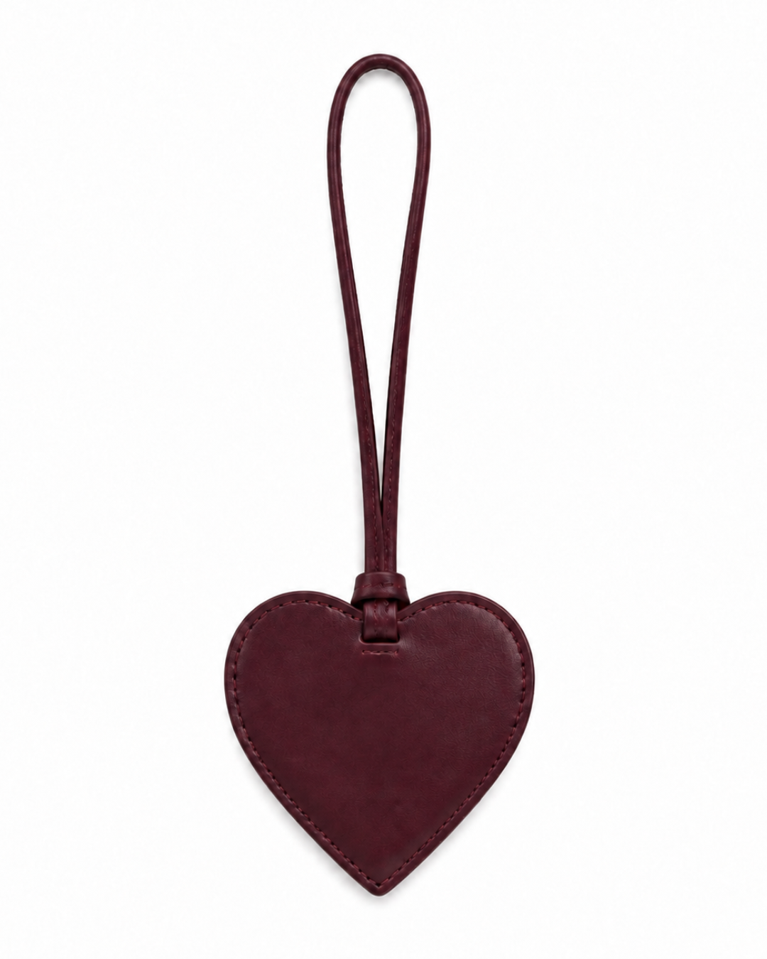 Personalised Bag Charm Burgundy