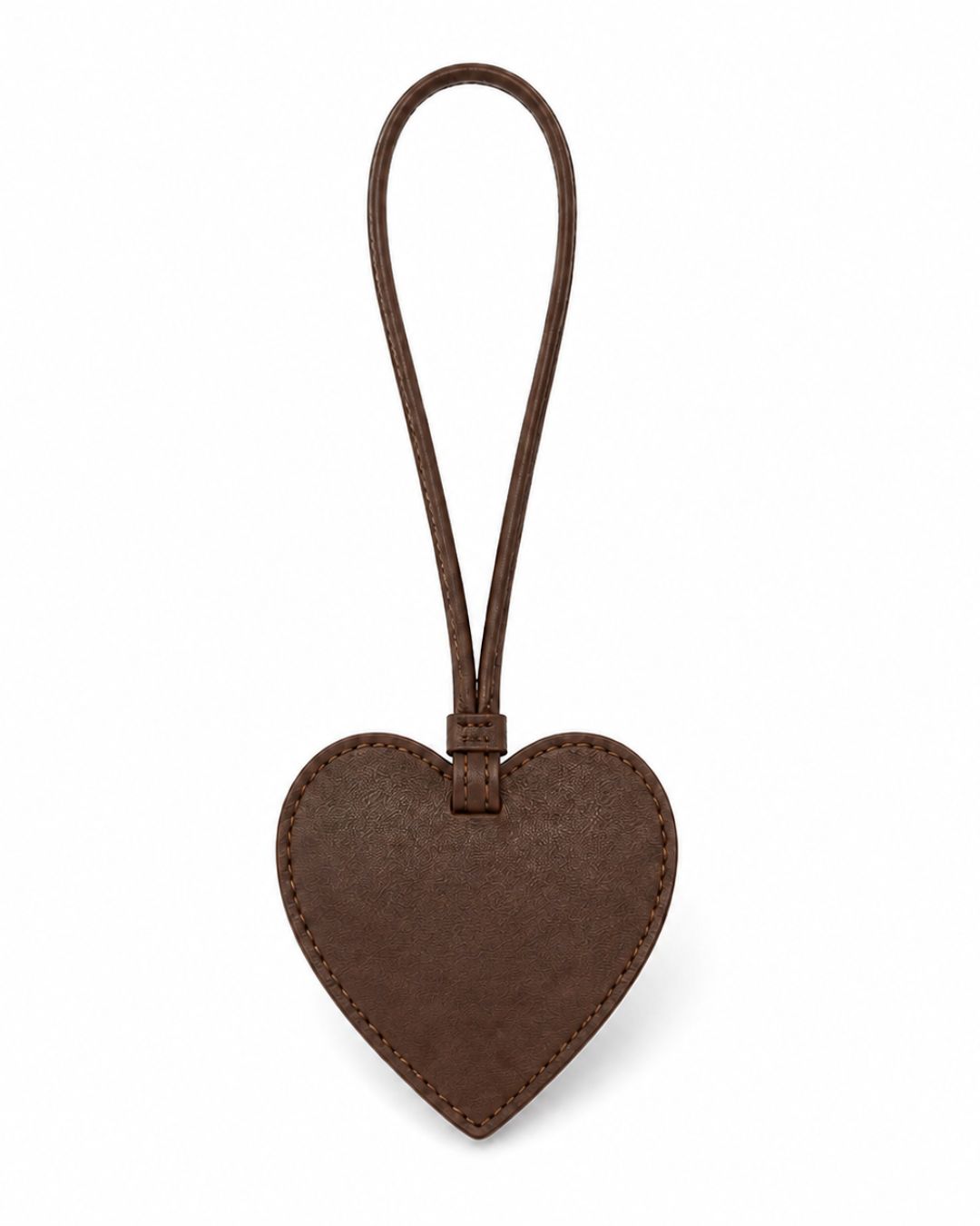 Personalised Bag Charm Brown