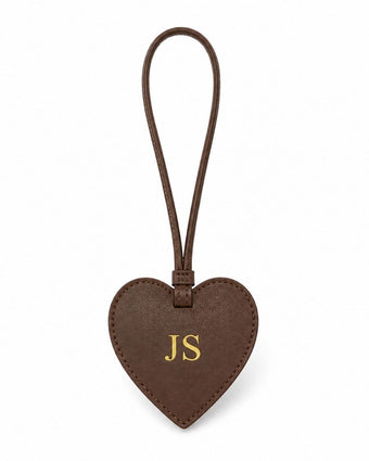 Personalised Bag Charm Brown